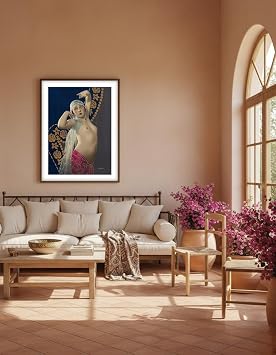 Standing Figure - Female Au Naturel Figure Study Poster Print