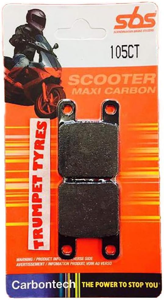 Roxon Duel 50 SM (50cc) 06 2006 SBS Performance Front Carbon Tech Brake Pads Set Genuine OE Quality 105CT