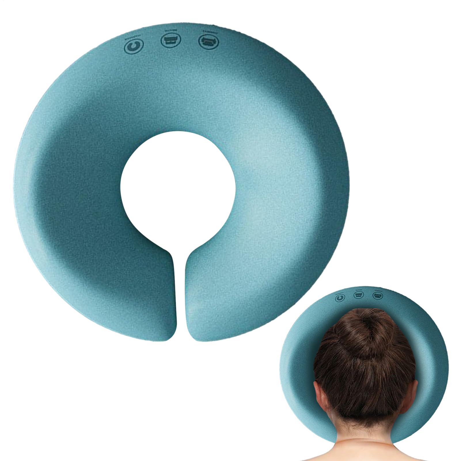Reposacabezas De Masaje para Cama | Almohada De Masaje Boca Abajo | Soporte Facial Cómodo Cojín Propenso En Forma De U | Almohada Facial para El Cuidado De La Piel del Salón De Belleza del SPA