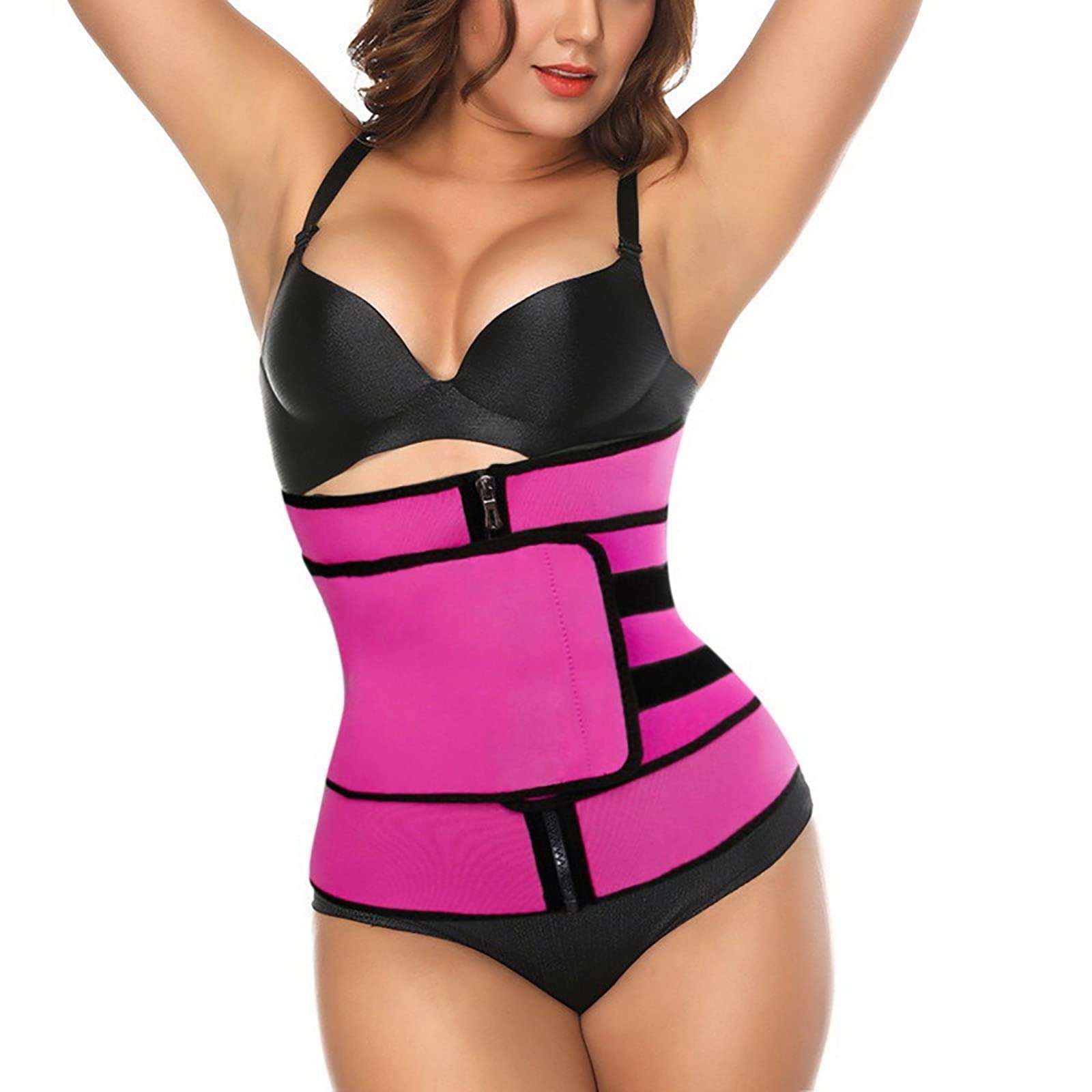 Genérico Faja De Recuperación Posparto para Cesáreas: Alivia El Dolor De Espalda, Proporciona Soporte Abdominal Posparto (Rose Red S)