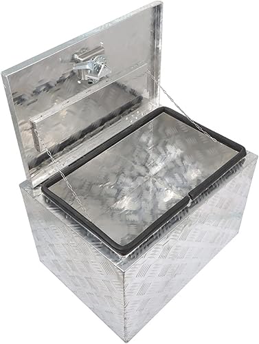 Miniatura 1 de labwork Caja de herramientas de aluminio de 24 pulgadas para camioneta, caja de herramientas de cama de camión, almacenamiento de herramientas con