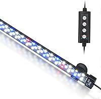 Vista 7 de hygger Luz LED sumergible para acuario de 24/7 modos, luz oculta de espectro completo para pecera con 3 filas de cuentas, 7 colores, encendido