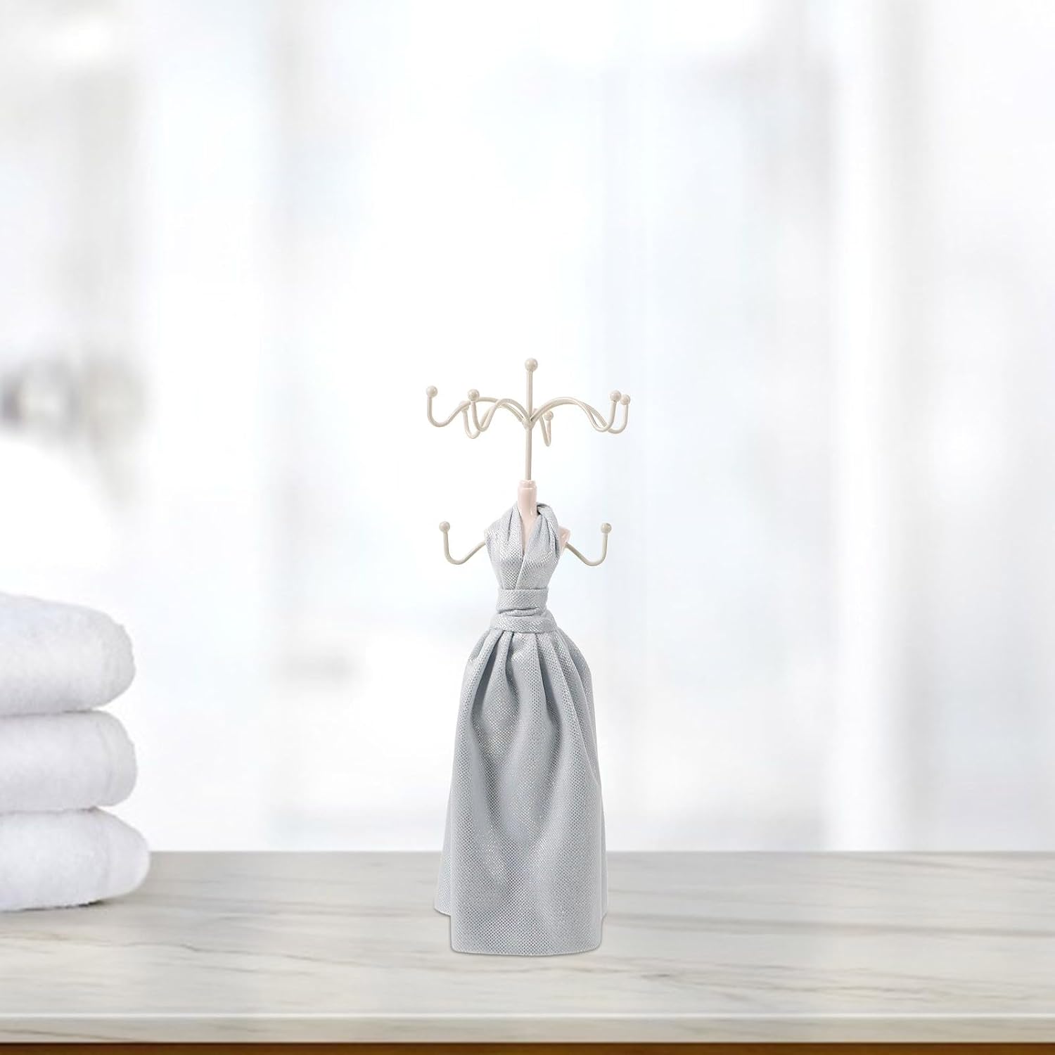 Jewelry Display Stand Mannequin Holder for Necklace Organization image 4
