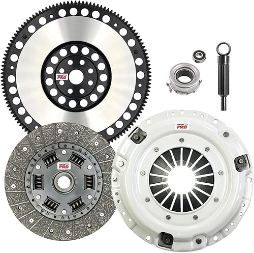 ClutchMax PRO Performance Stage 1 Kit de embrague con volante Chromoly compatible con Subaru Baja Crosstrek Forester Impreza Legacy Outback Saab