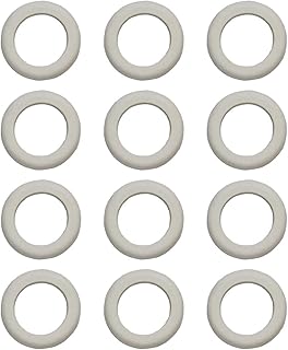 Game Room Guys Bumper Pool Rubber Rings - Large - White (Set of 12)