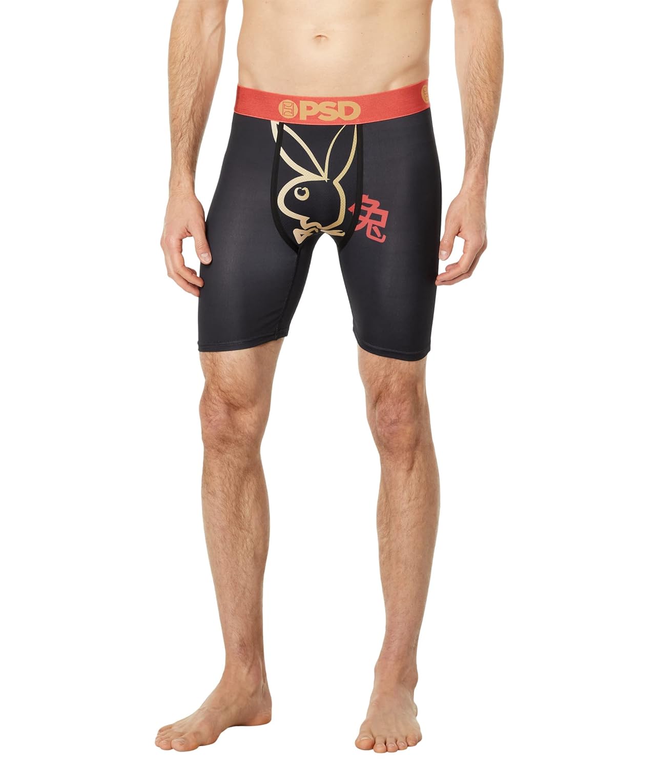PSD Mens Playboy Cny Ink Boxer Briefs Black S
