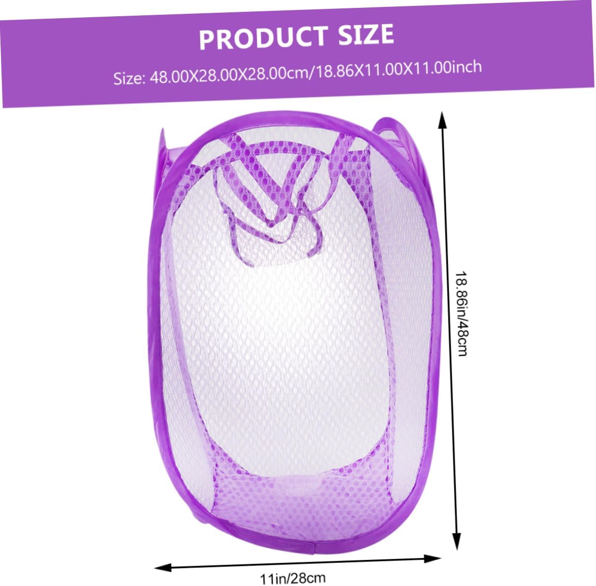 2pcs Foldable Laundry Mesh Screen Bags Space-saving Storage Pouches for Clothes Organization Bedroom College Dorm Laundry Room Stylish and Practical Design