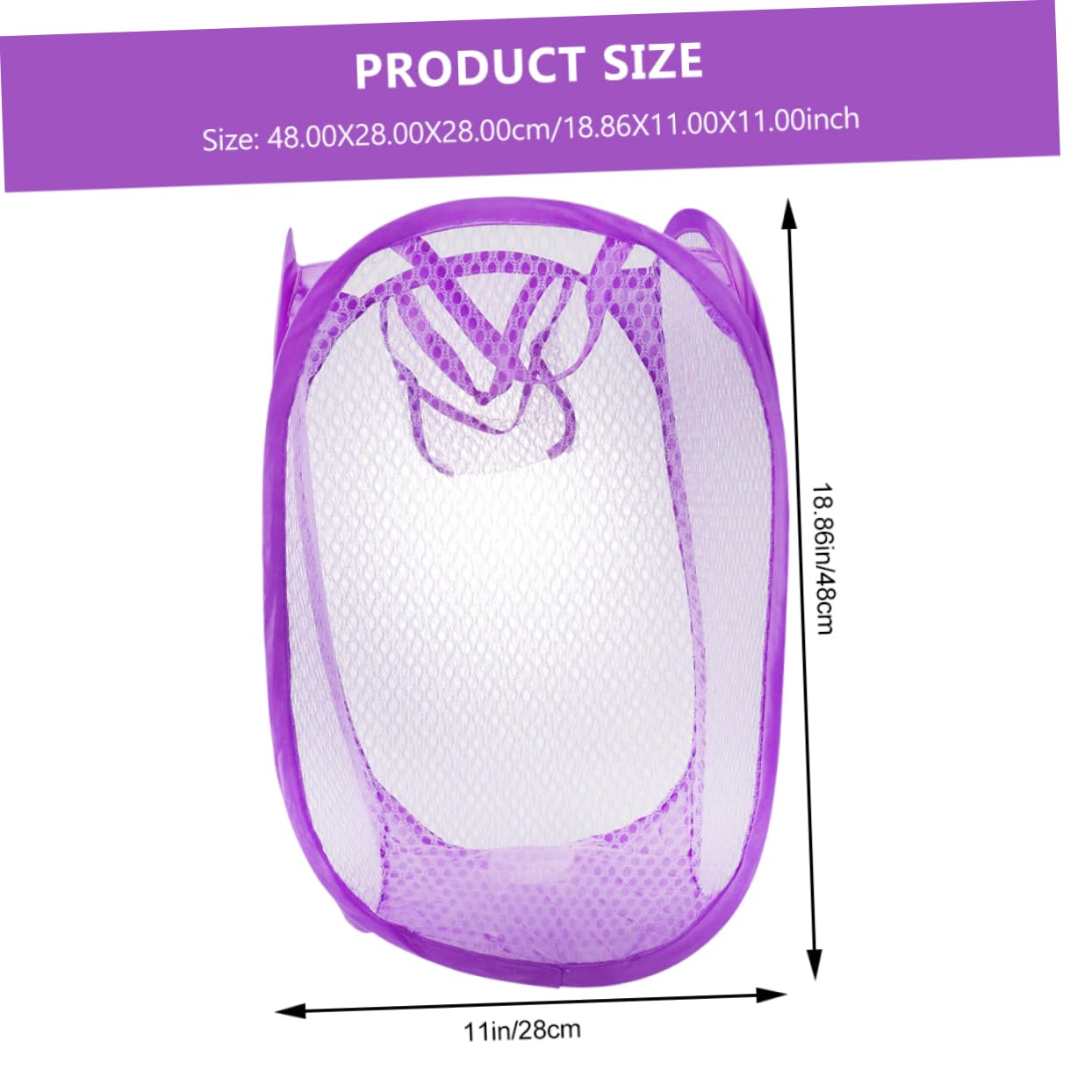 SOESFOUFU Collapsible Laundry Basket Mesh Laundry Hamper Large Capacity for Home Dorms