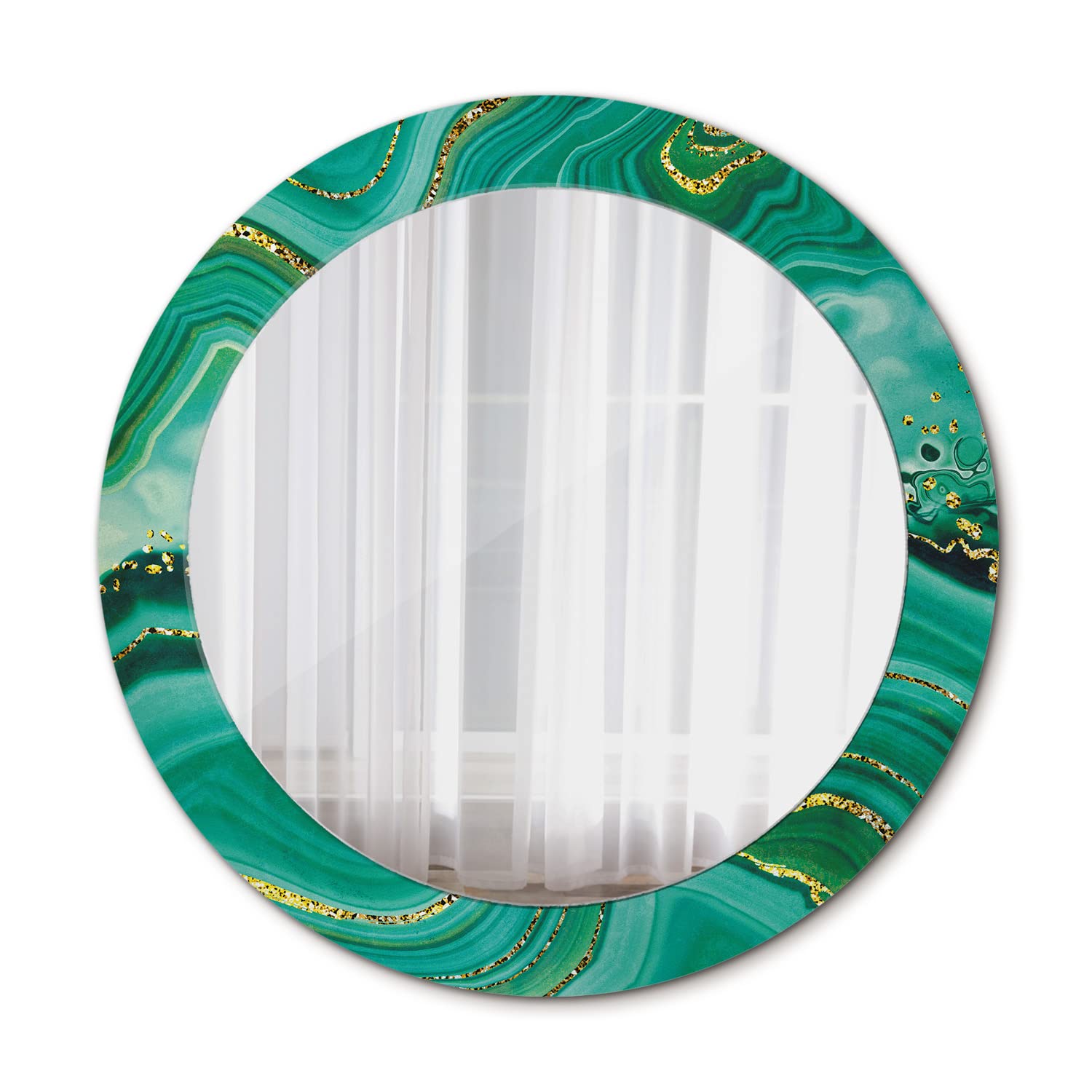 Miroir Intérieur Verre Ø70 cm pour décoration de salle de bains et maquillage de la femme