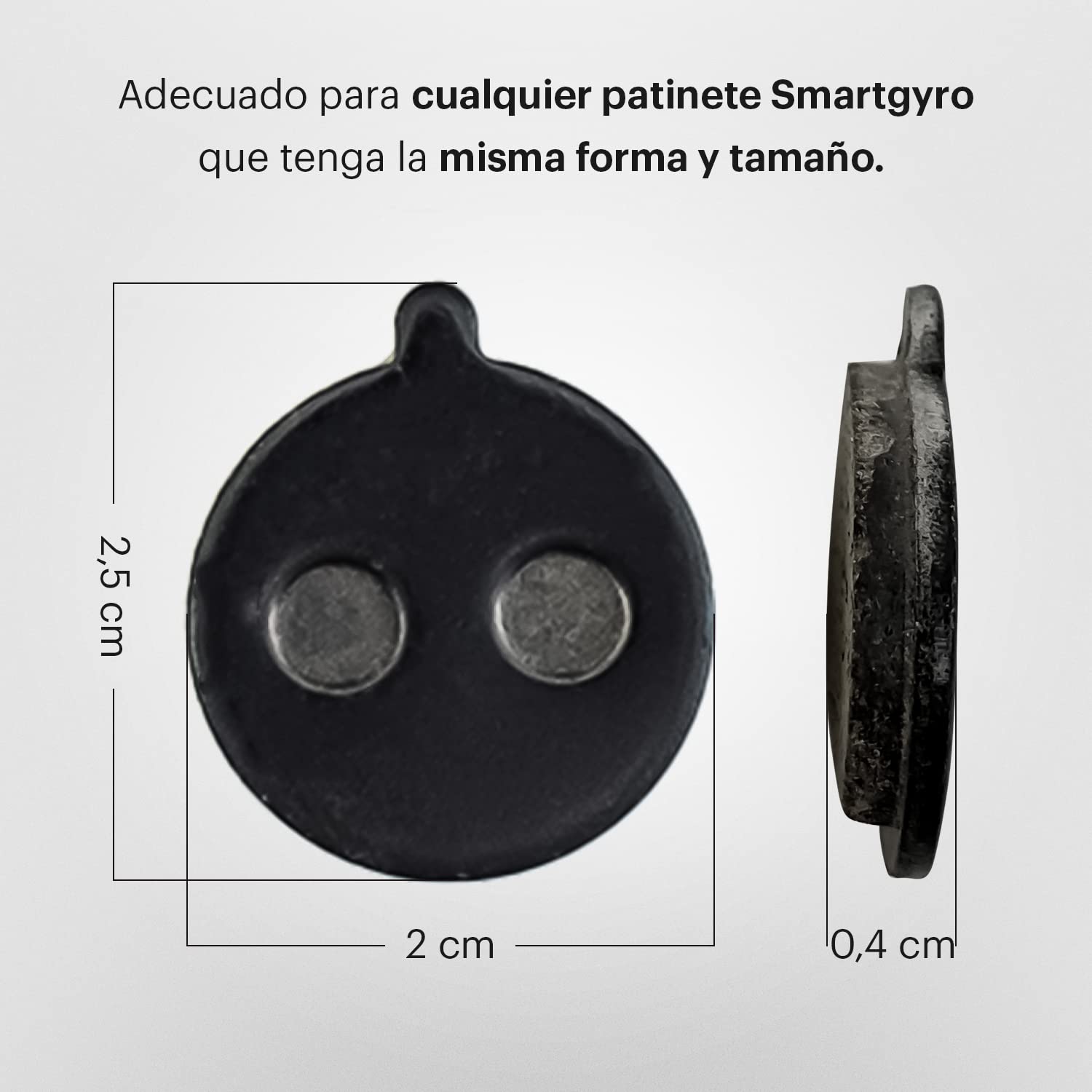 Lot De 2 Plaquettes De Frein Compatibles Smartgyro K2 – Freinage Durable Et Silencieux