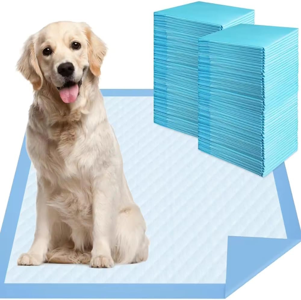 50 Pack - 60x90 cm Pet Training Pads Disposable Pee Pad for Dog Puppy Cat Rabbits Pets, Quick Drying No Leaking Super Absorbent