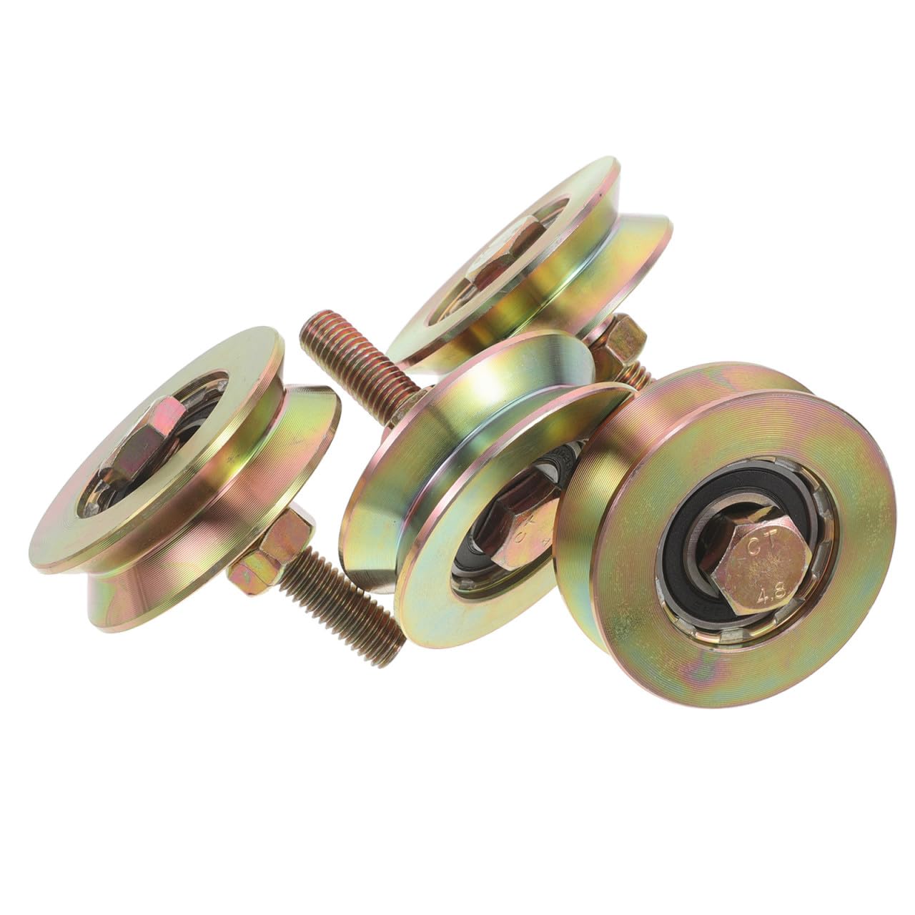 V-nut Lenkrollen Schiene mit Lager und Befestigungsschraube, 6 CM
