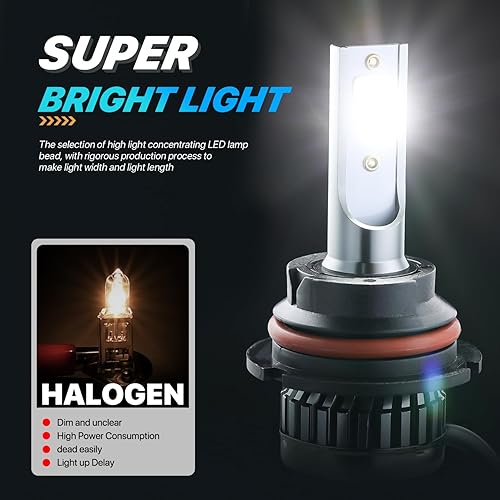 Miniatura 6 de Magshion Conjunto de faros delanteros preinstalados compatibles con Dodge Ram 94-02 carcasa cromada de repuesto de lente de cristal transparente