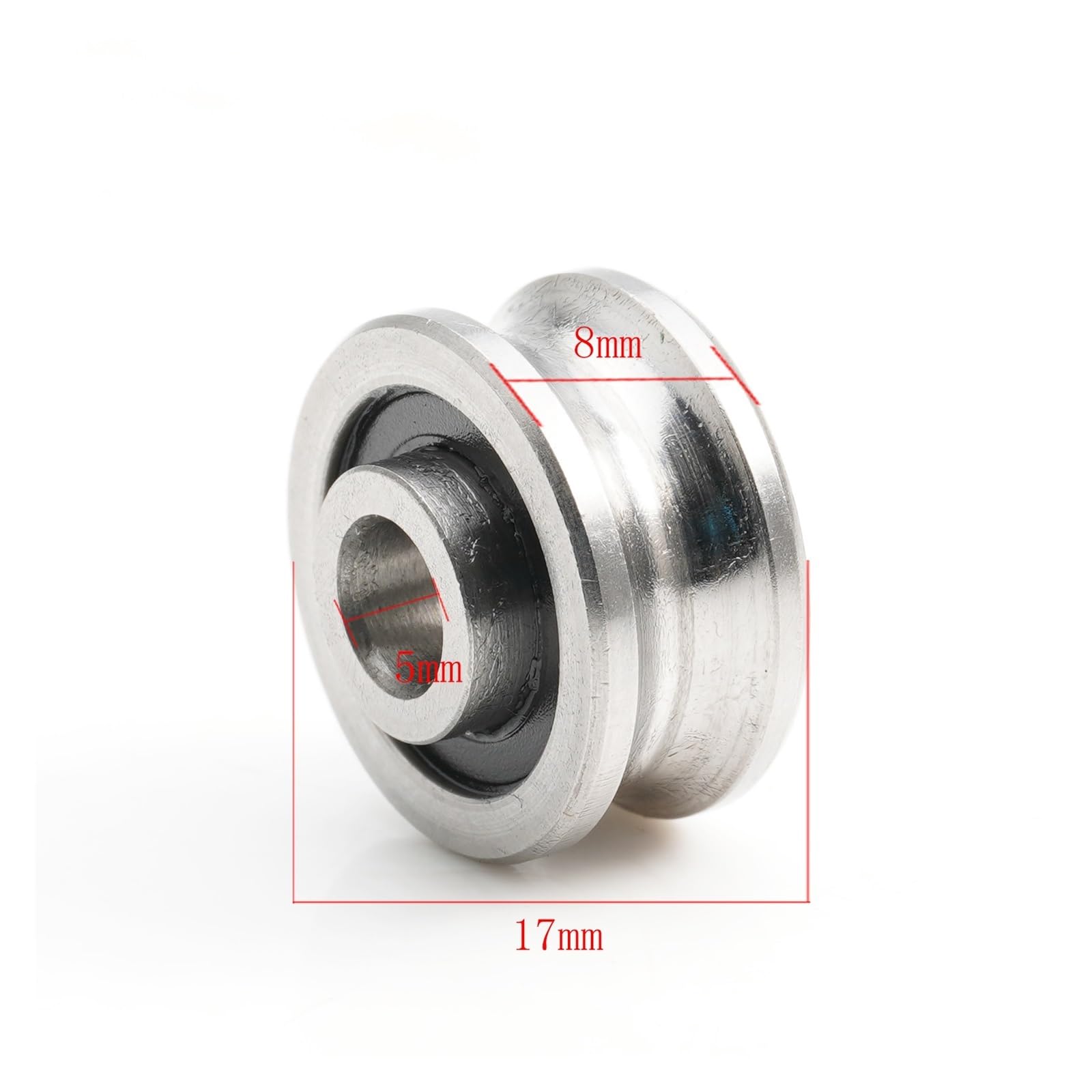 Rulli di scorrimento SG15-2RS con cuscinetti for macchine da ricamo con scanalatura 10 pezzi