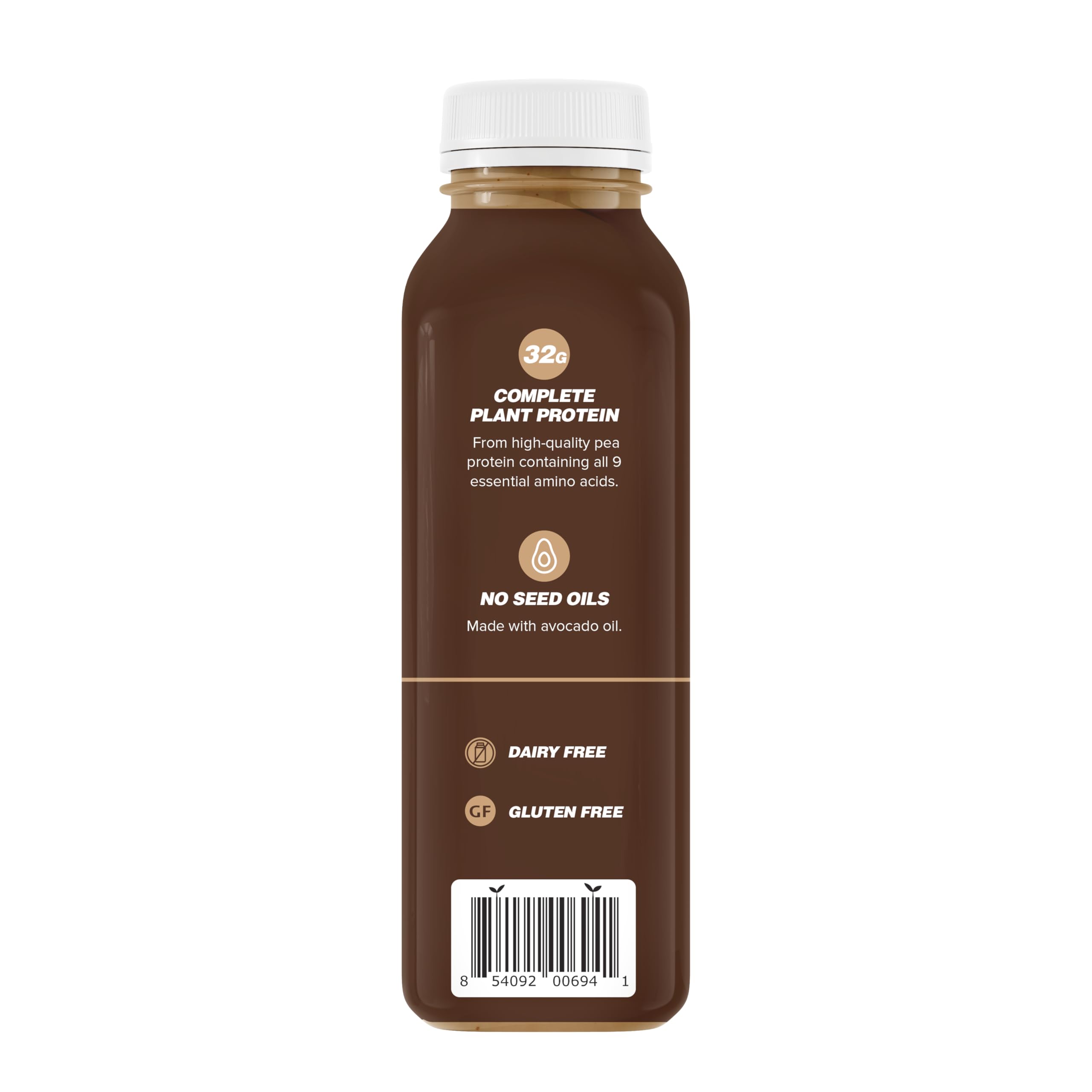 Koia Elite - Chocolate - 32g Protein - Ready To Drink Plant Protein Shake - Low Sugar, Dairy Free, Gluten Free, Soy Free, Non GMO, Kosher, Vegan (12 Fl Oz)