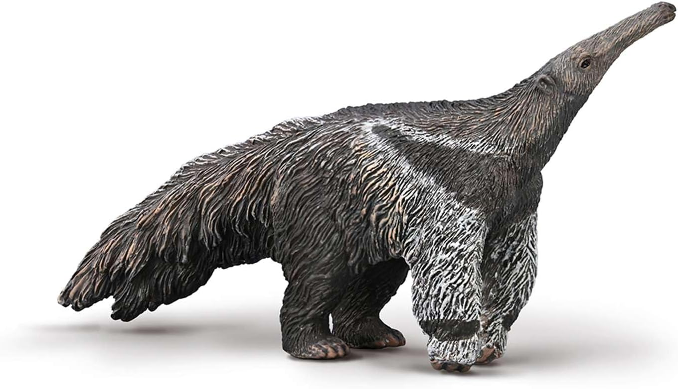 Giant Anteater - Realistic & Hand Painted, Toy Animals & Figures, Wild Animal Models, Wildlife Gifts For Toddlers & Kids, Age 3 Years +