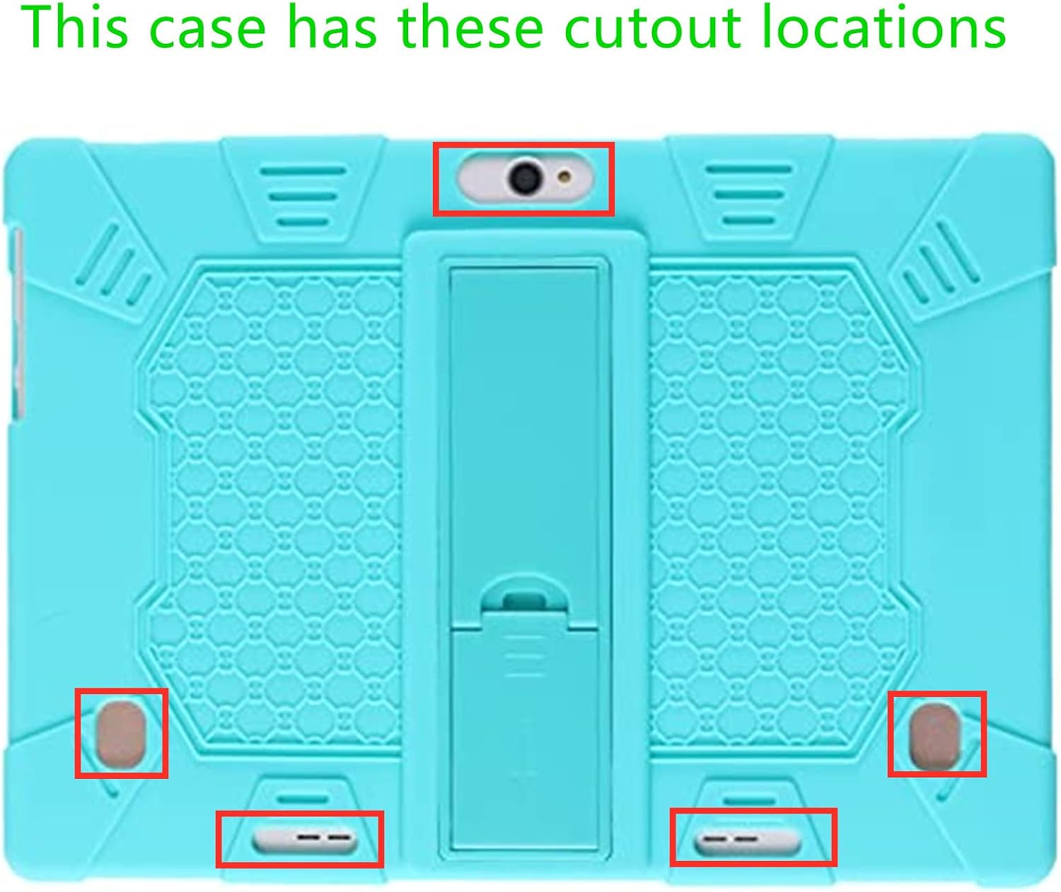 HminSen Case Compatible with Dragon Touch Notepad K10/ Max10 Tablet,Dragon Touch K10,ZONKO 10.1,Lectrus 10.1,Winsing,Victbing 10 Android Tablet (Mint Green)