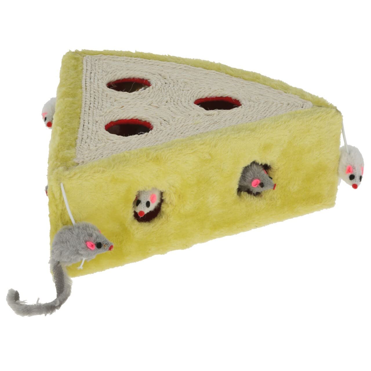 Kerbl Sisal Toy Cheesy 28 x 28 x 10 cm