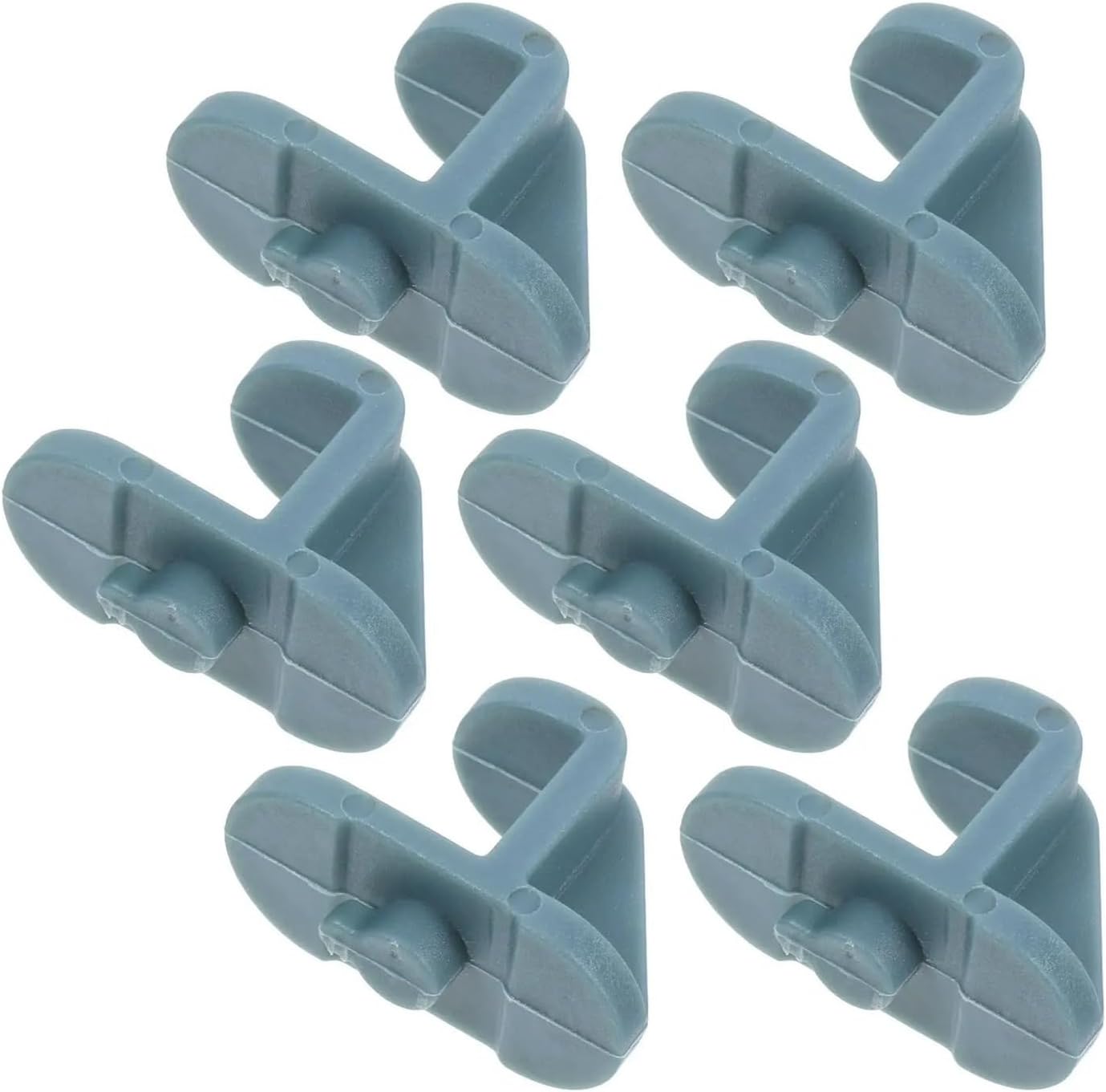 Freezer Shelf Clips 24pcs Stainless Steel Shelf Clip Bracket Replacement Refrigerator Hardware