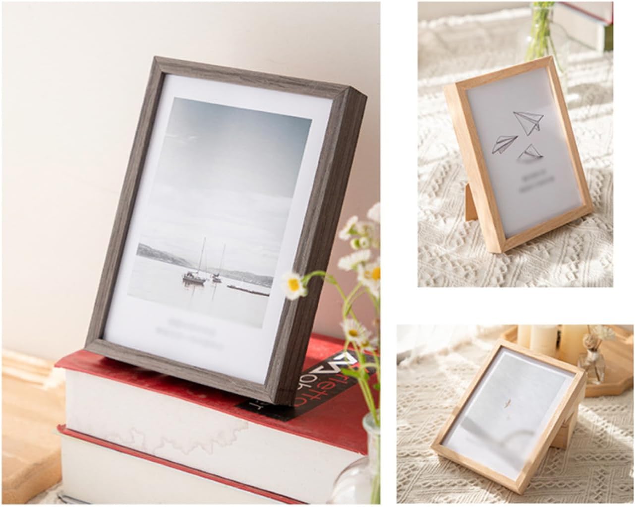 [ＶＡＮＤＲＯＵＰ] フォトフレーム シンプルモダンなデザイン 誕生日 クリスマス 父の日 敬老の日 還暦お祝い ギフト 20.3*