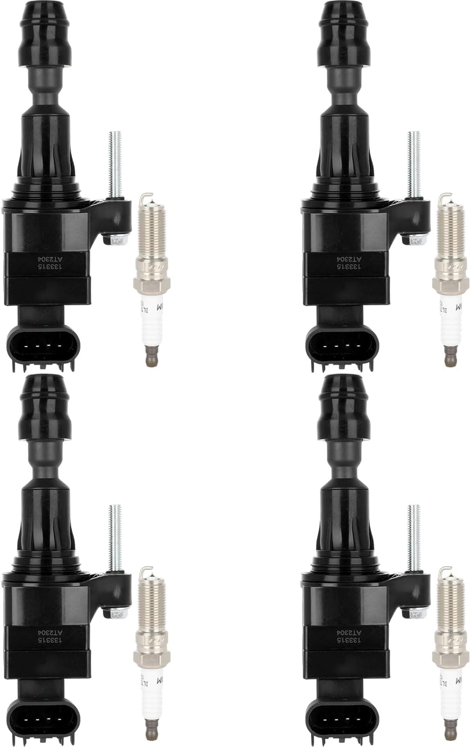 ECCPP Ignition Coil Coils&iridium Spark Plugs UF374 for Honda 2003 2004 2005 Civic Hybrid 1.3L set of 8