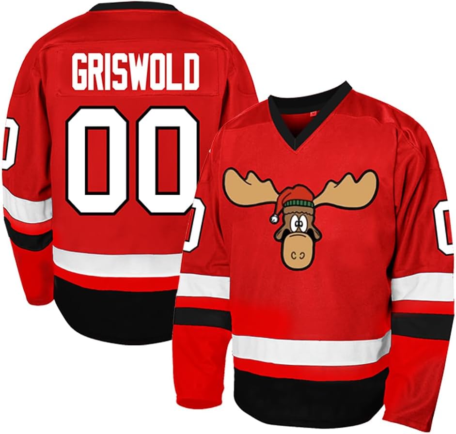CUTHBERT #00 Griswold Movie Ice Hockey Jersey Men's Christmas S-3XL Vacation Stitched Shirts