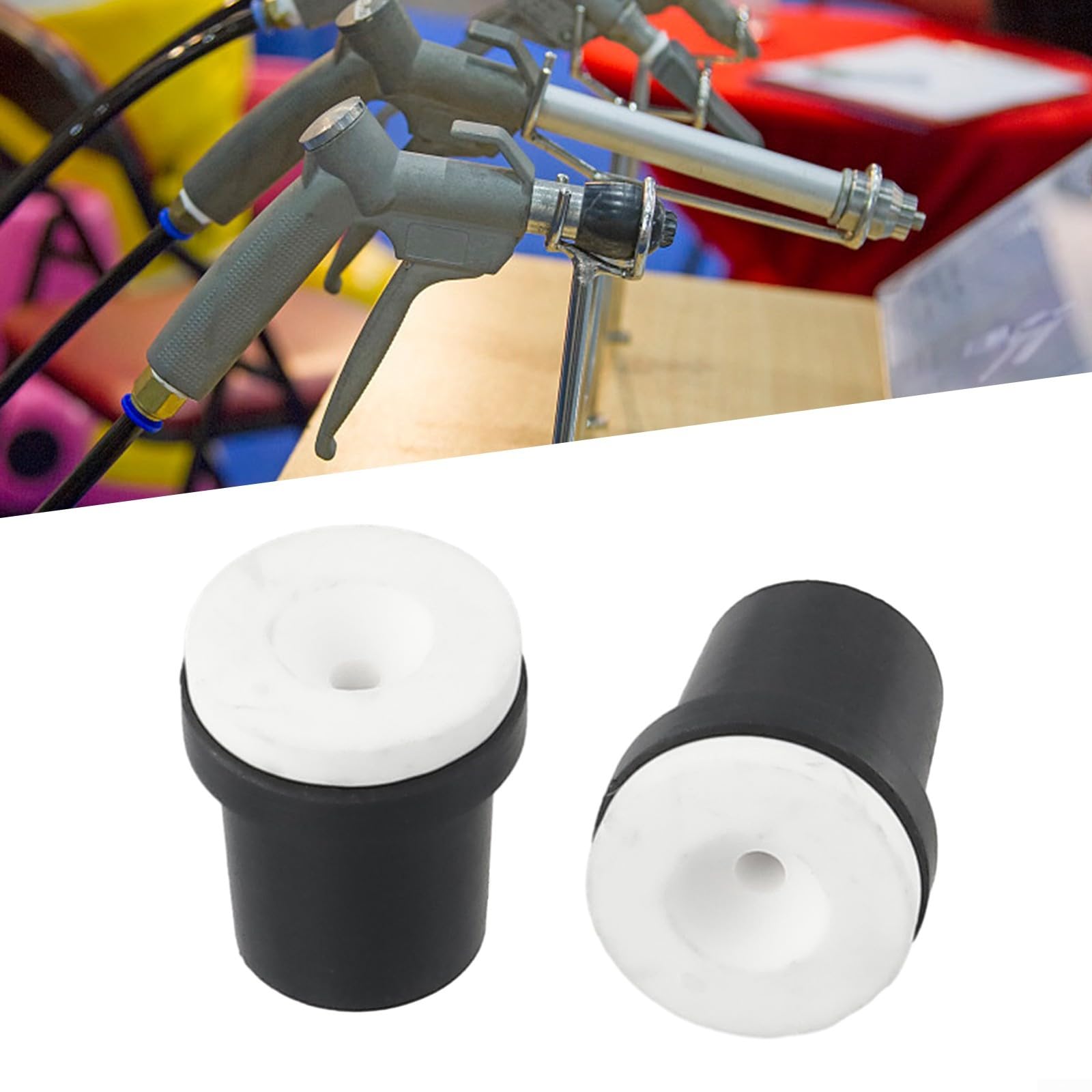 Buses de sableuse en céramique, lot de 10 pièces, 2 2,5 3 3,5 mm, pièces de rechange pour réservoirs de sablage de 5 gallons, embout de rechange (3,5 mm)
