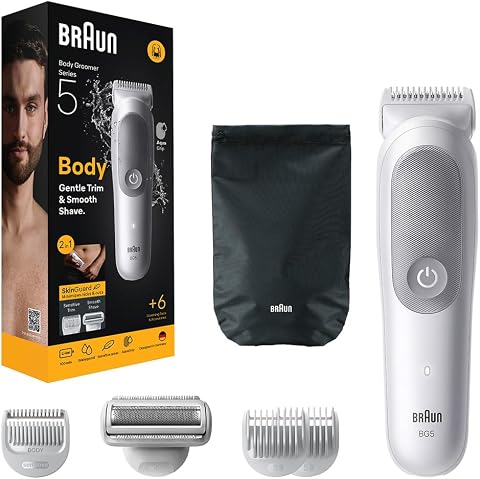 Braun Vücut Tıraş Makinesi Series 5, +6 Aksesuar, Su Geçirmez, BG5550