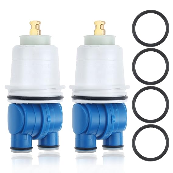 RP19804 Shower Cartridge Assembly, Faucet RP19804 Pressure Balance Cartridge for 1300/1400 Series Tub and Shower, Fit with Delta Monitor Valves-2PCS
