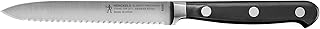 HENCKELS Classic Precision Razor-Sharp 5-inch Serrated Utility Knife, Tomato Knife, German Engineered Informed by 100+ Years of Mastery