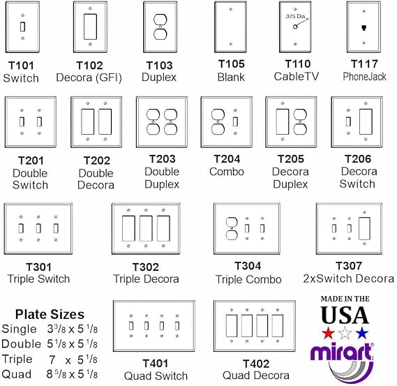 Stonique Stone Switchplate - Blank (Wheat)