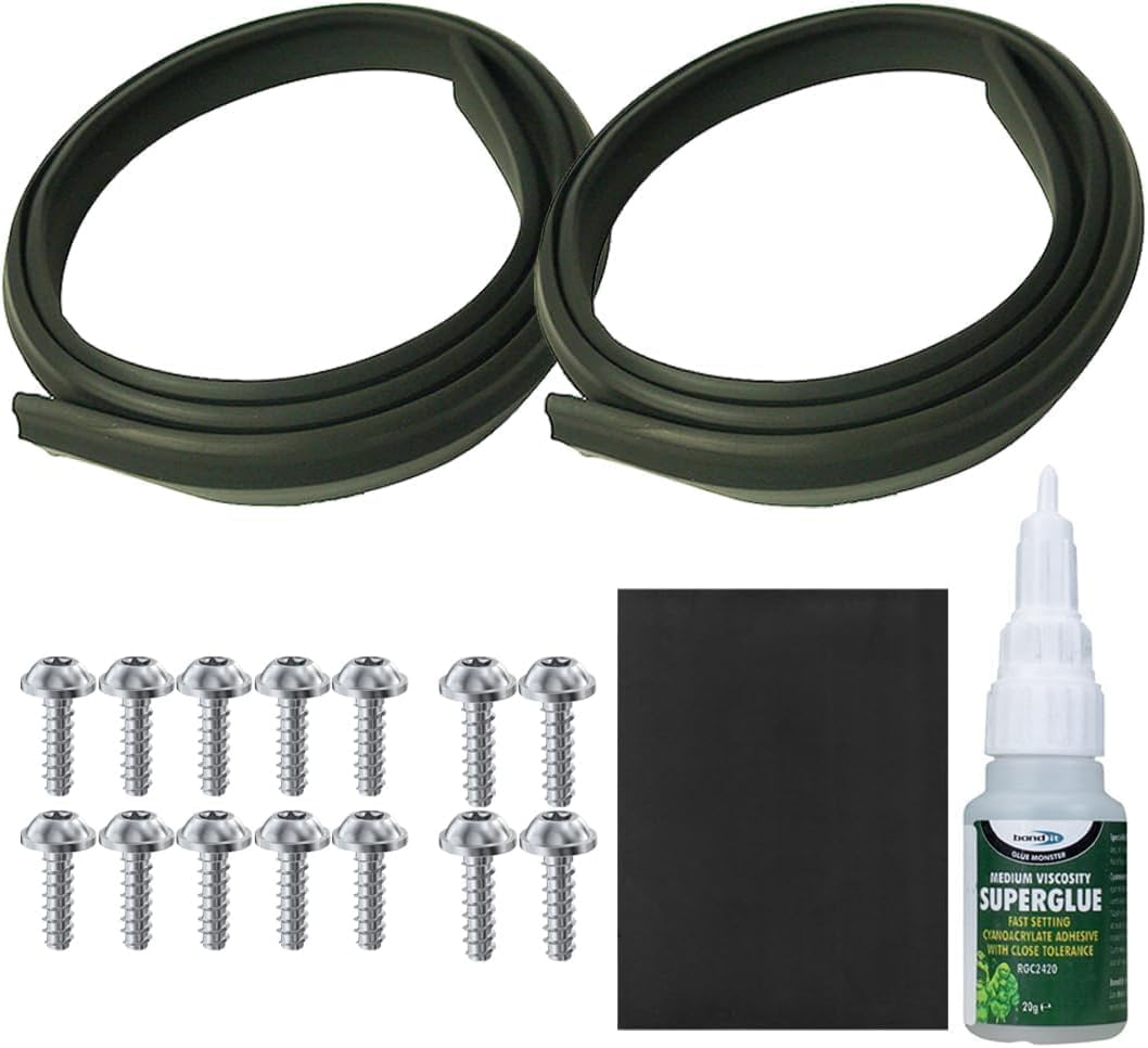 X8R Dichtung Chrom Zierleiste Verdeck kompatibel mit Mini Cooper Cabrio Bj 04-15