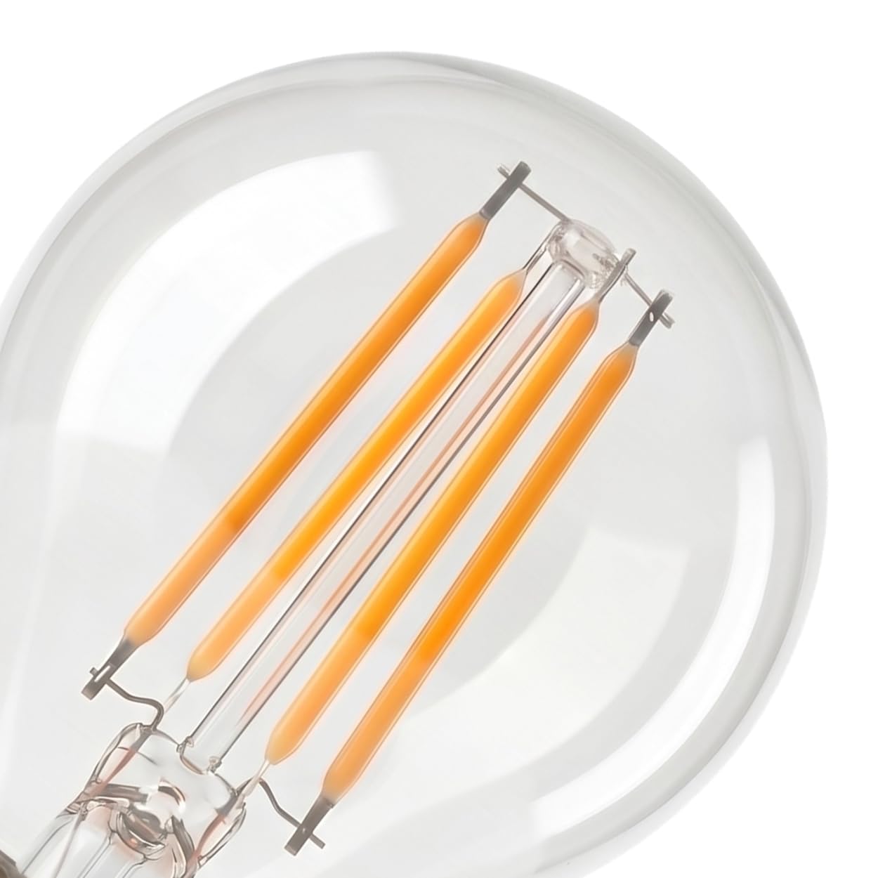 HOFSTEIN E14 LED Warmweiss Glühbirne 10er Set 4 Watt Leuchtmittel Vintage Optik 3000 Kelvin 400 Lumen Energiesparende LED Lampe Für Wohnbereich, G45
