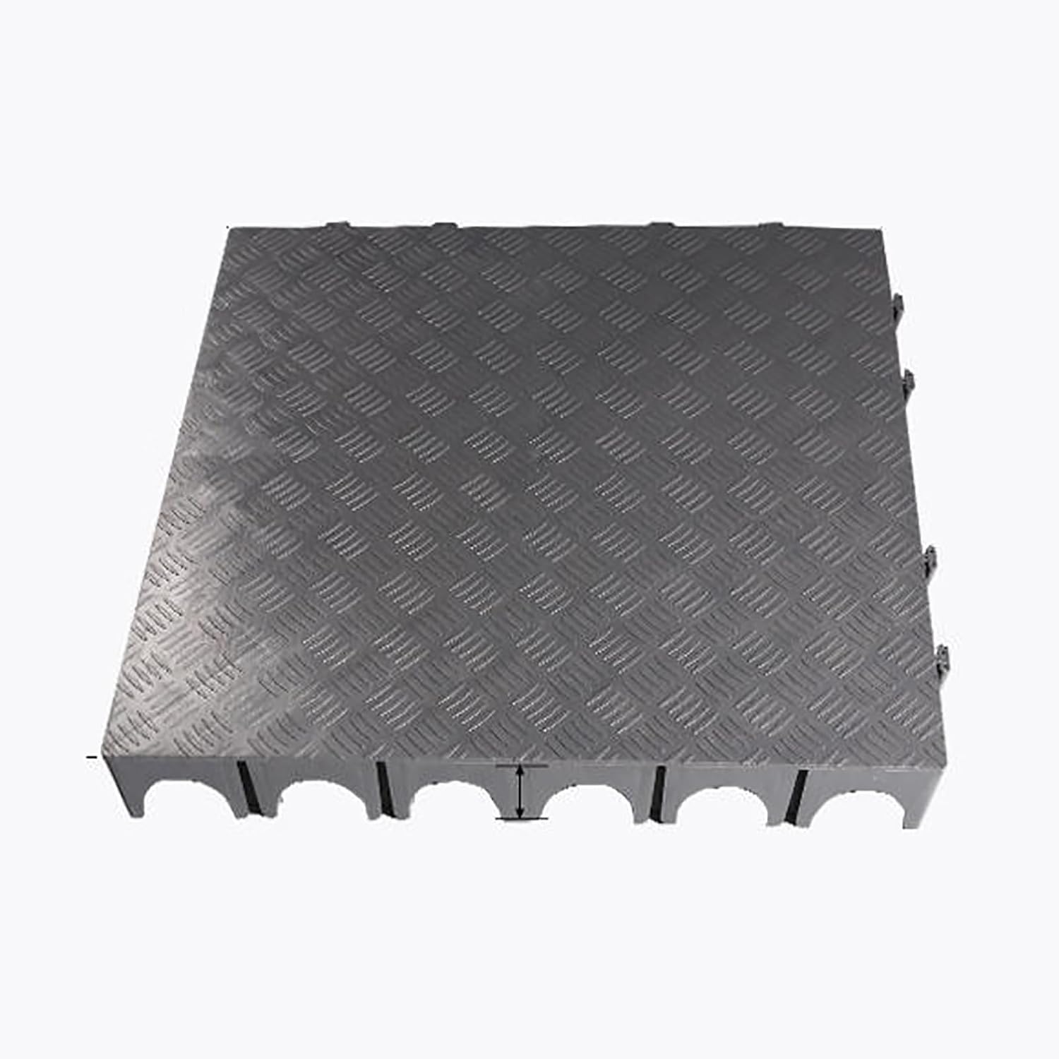 Plastic Pallets, Splicable Floor Pallet, Lightweight Waterproof PP Wear Resistant Storage Pad, Pour Garages, Basement, Supermarket, Indoor and Outdoor, Easy Install(Green)