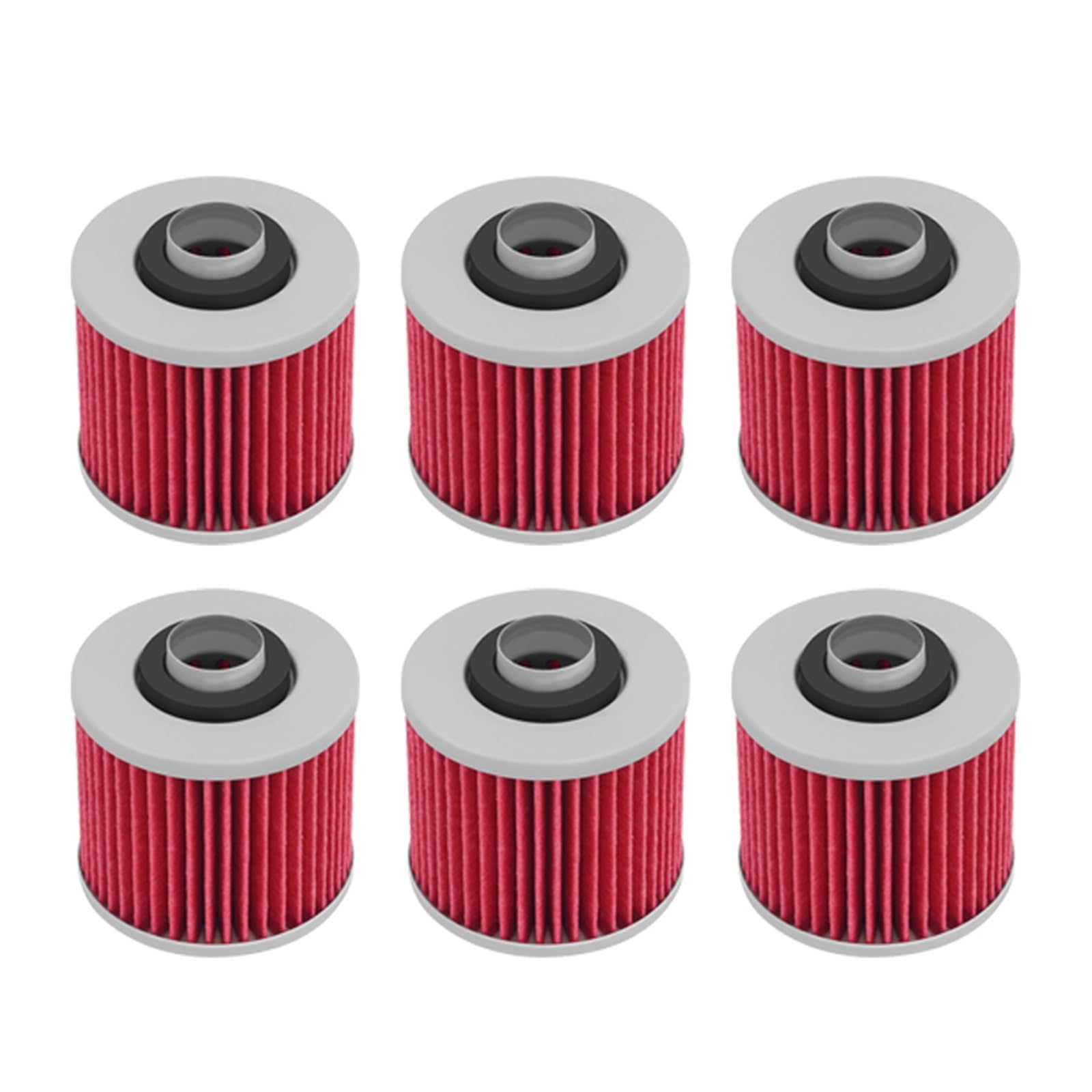 Filtro Olio per motociclette Filtro dell'olio Adatto per Yamaha SR250 XV250 1000 XT250 600 650 XT600 500 400 XC200 250 SRX600 FZR250 BW350 XZ550 Filtri Benzina(6 PCS)