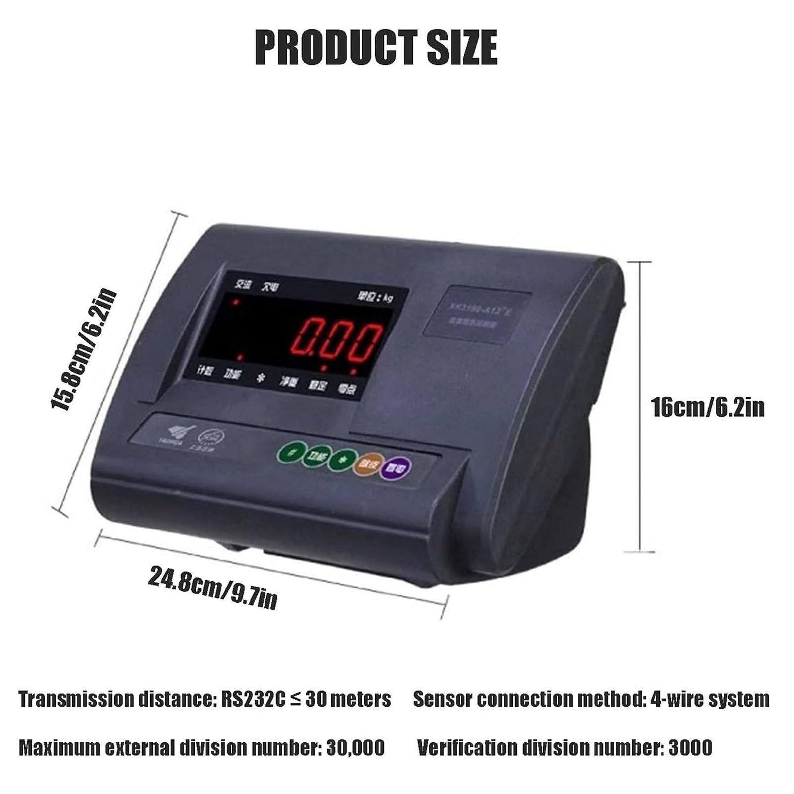 Kit Bilancia per Bestiame, Bilancia per Scivolo per Bovini, Bilancia Elettronica per Bestiame, Kit Bilancia per Animali, Bilancia da Pavimento, Bilancia a Celle di Carico,2000KG