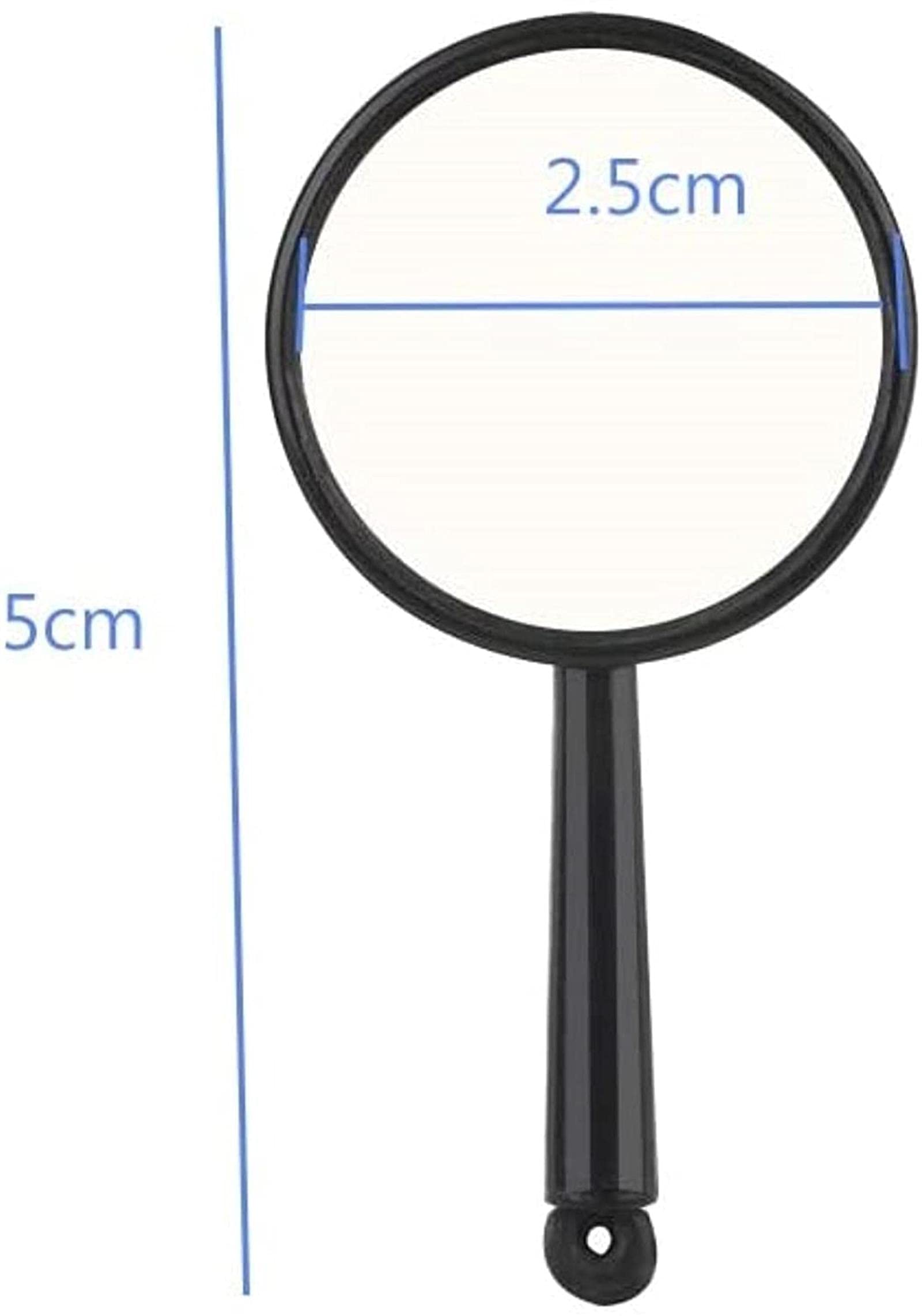 Magnifyiglasses Loupes 1 pz Tascabile Superiore Portatile Readi5X Magnifier Portatile Magnifyi25Mm Magnifyiglass Bambini Readiglass Lens