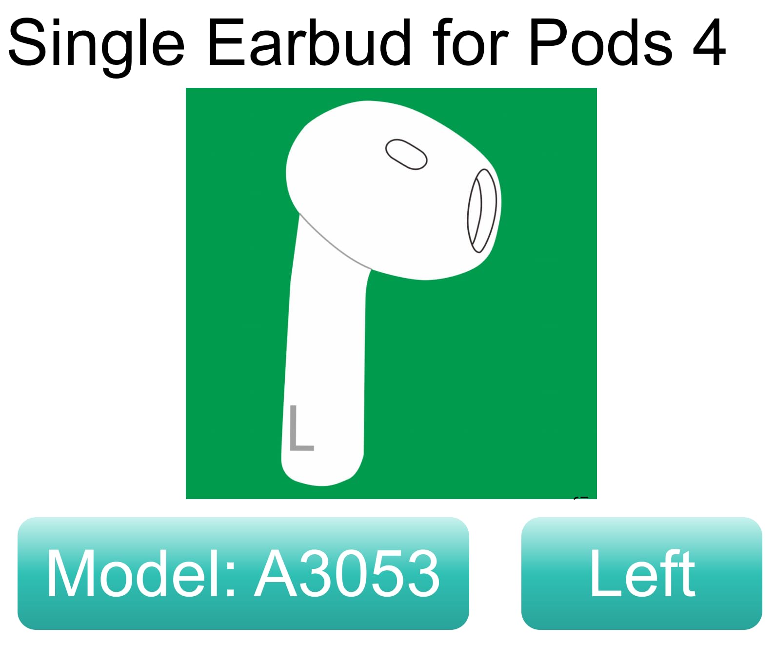 AirPods 第4世代 A3058 A3050 A3053 Apple AirPods (4th Generation) (Bluetooth) A3053 A3050 A3058