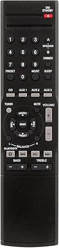 RMC-STR514 RMCSTR514 Control remoto de repuesto aplicable para receptor estéreo Insignia NS-STR514 NS-STR514C NSSTR514 NSSTR514 NSSTR514C
