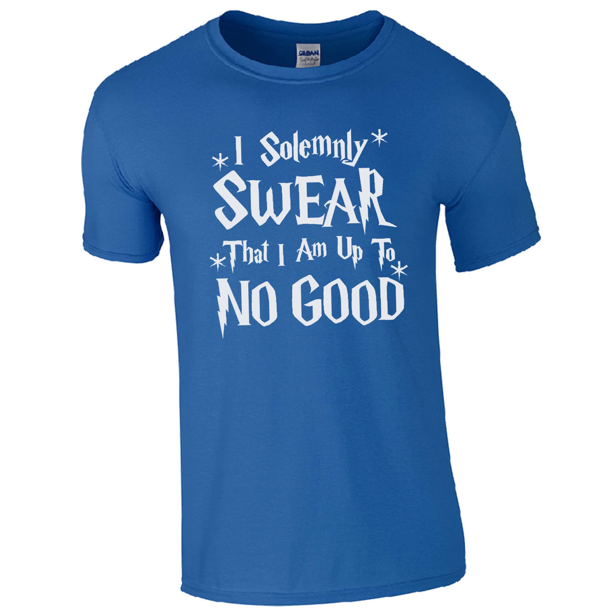 Unisex Royal Blue I Solemnly Swear That I Am Up To No Good T-Shirt (2Xl, )