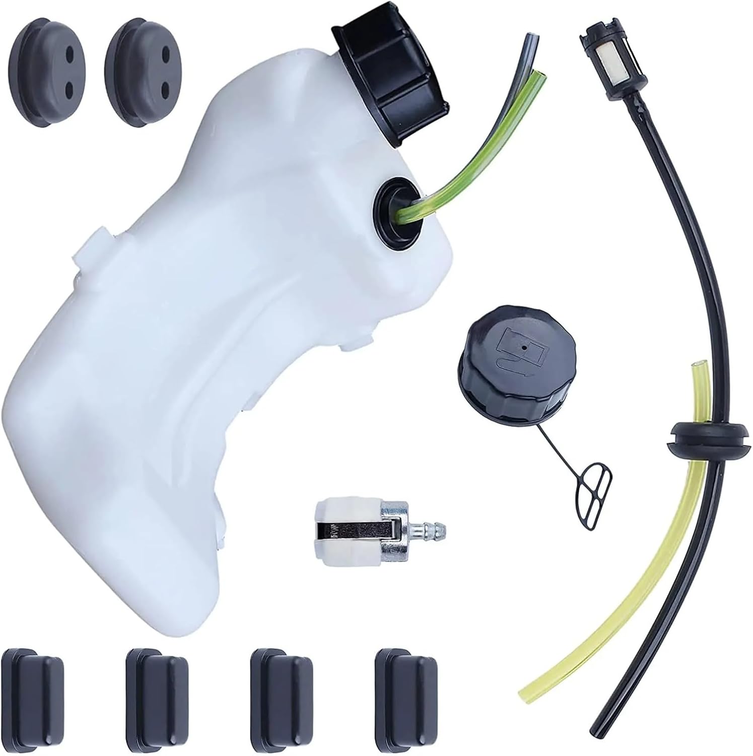 Fuel TAN Cap Line Grommet Rubber Moouunt Kit for Hond GX25 GX25N GX25NT HHT25S