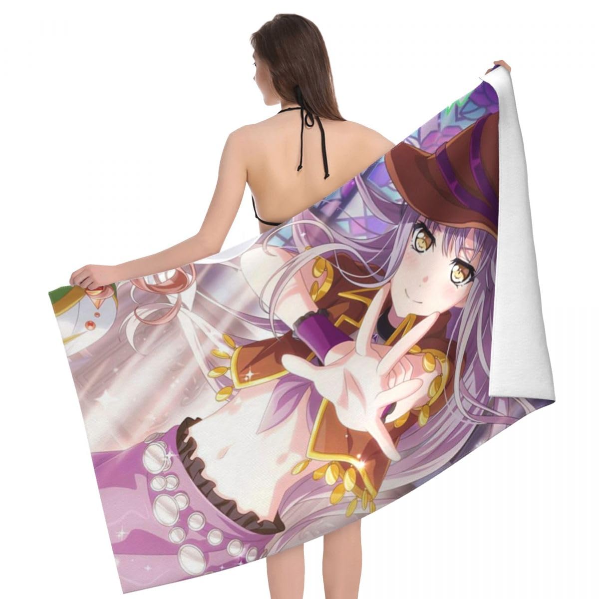 ワ*リ様 バンドリ 湊友希那 特大バスタオル タペストリー Amazon｜バスタオルバンドリ！ Bang Dream! 湊 友希那 (3) 大判 ビーチ