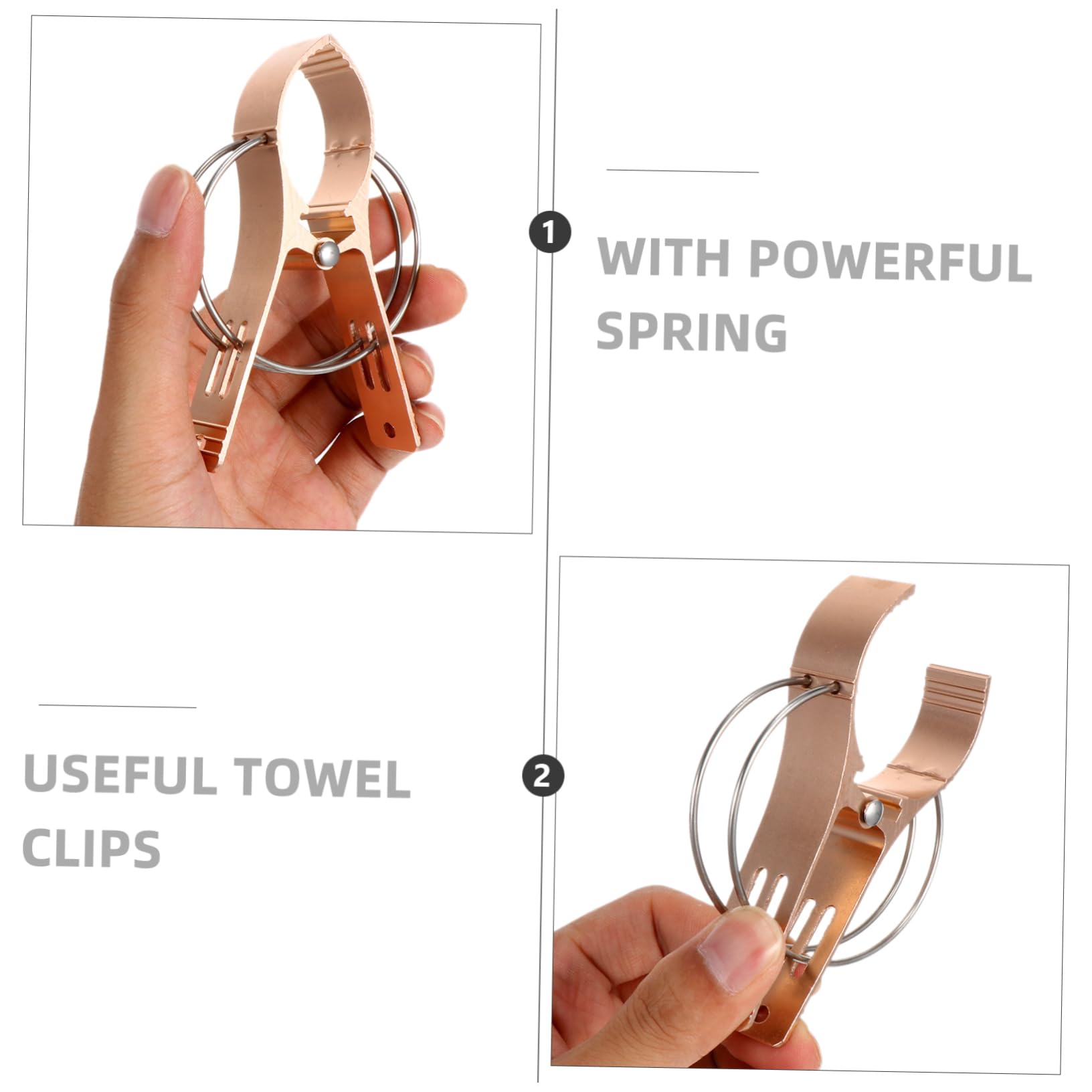 9piezas Pinzas De Aleación De Aluminio Resistentes Al Viento para Ropa y Toallas Multifunción Duraderas para Secar Pantalones