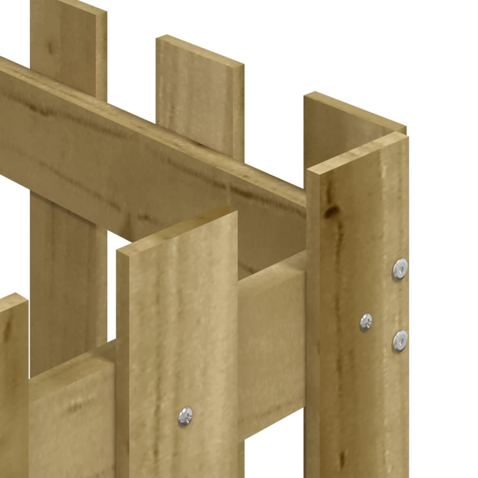 ARKEM Jardinera diseño de Valla Madera de Pino impregnada 60x60x60 cm Kit de Cultivo huerto Interior de Hierbas aromáticas