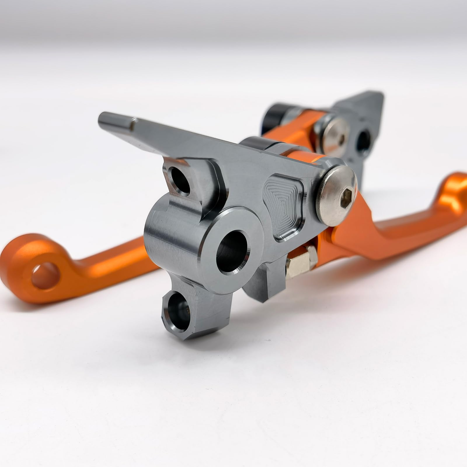 Generic Leve freno e frizione pivot per KTM 250 350 450 500 SXF XCF SX EXC-F 2014-2023 (arancione)