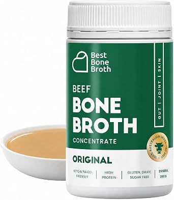 Best Bone Broth Bone Broth Concentrate Original Powder 12.4oz 350g 35 Servings