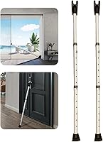 Vista 1 de Barra de seguridad para puerta, barra de seguridad para puerta, puerta corredera ajustable, topes de puerta de patio, barricada interior, bloqueo