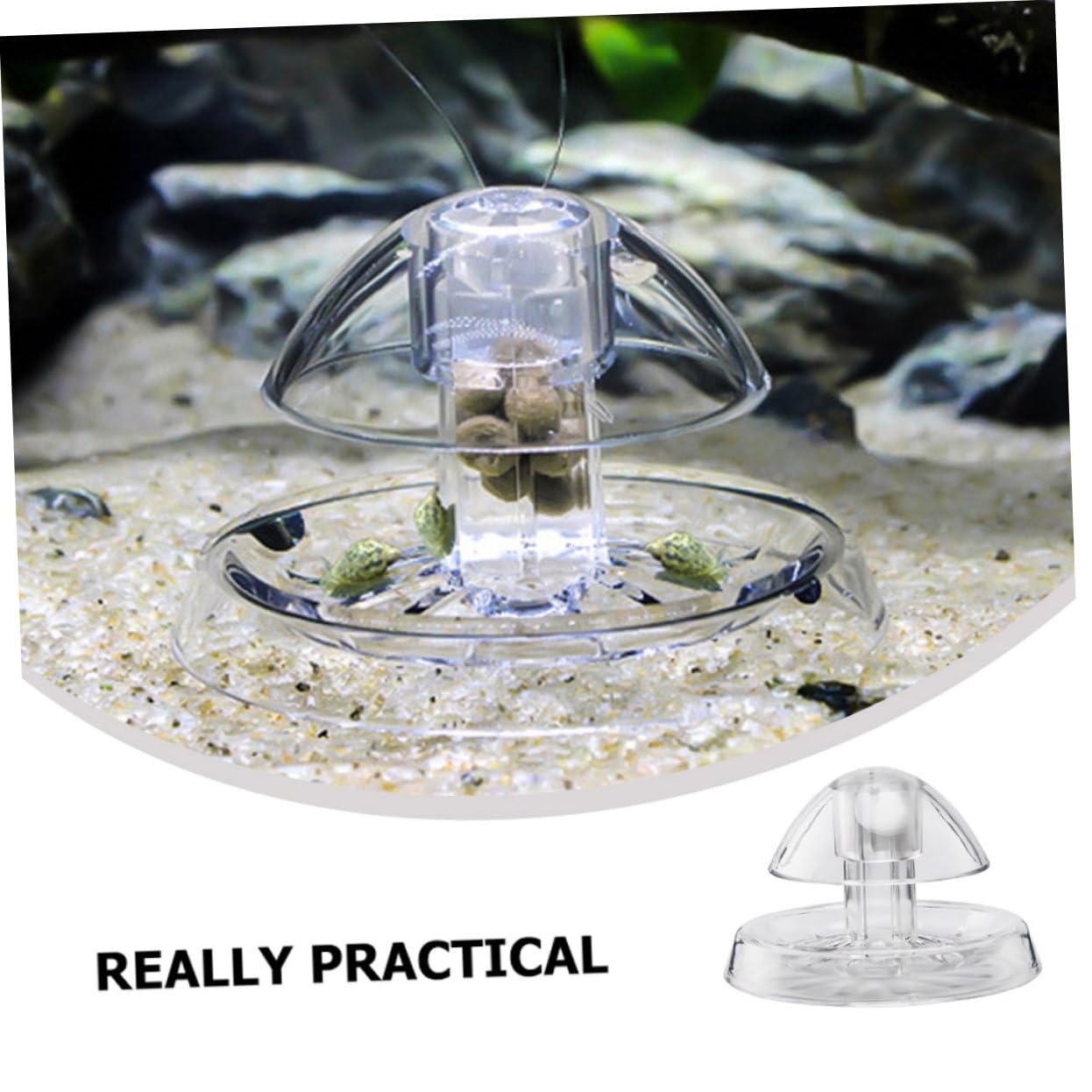 BESPORTBLE 12pièces Outil Pratique De Capture Escargots pour Aquarium Piège Réutilisable Plastique pour Éliminer Escargots Petit De Diamètre