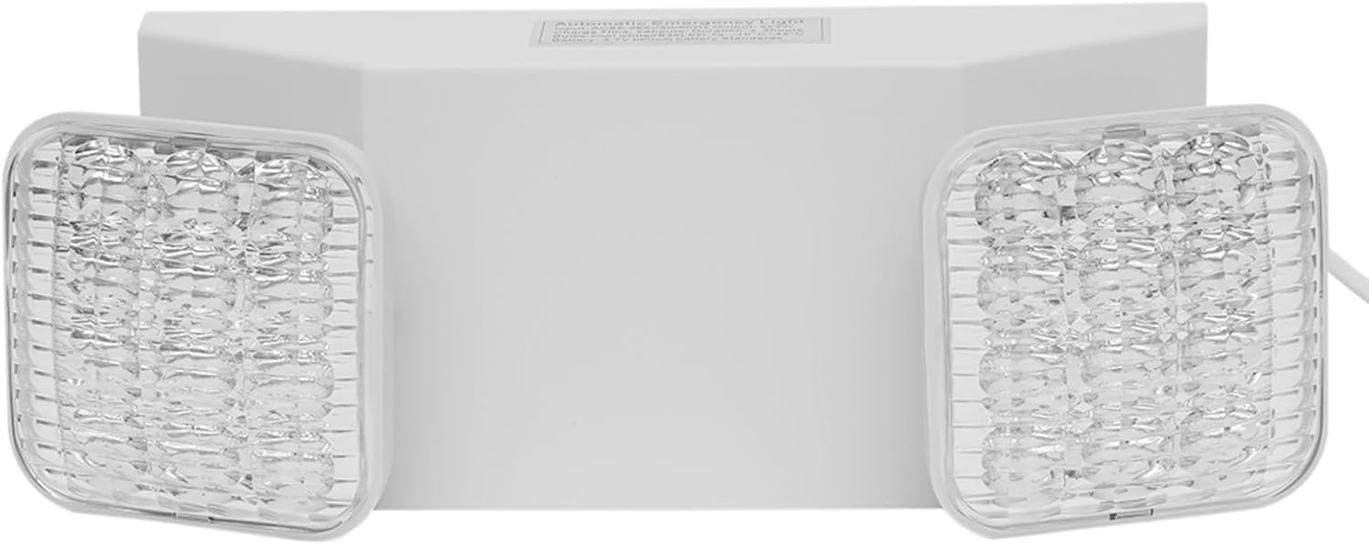 3H LED Emergency Light, 360 Degree Adjustable Emergency Lights Business Home Office Lighting for Entertainment Venues, Shopping Malls Lithonia Lighting with Intelligent Fault Detection