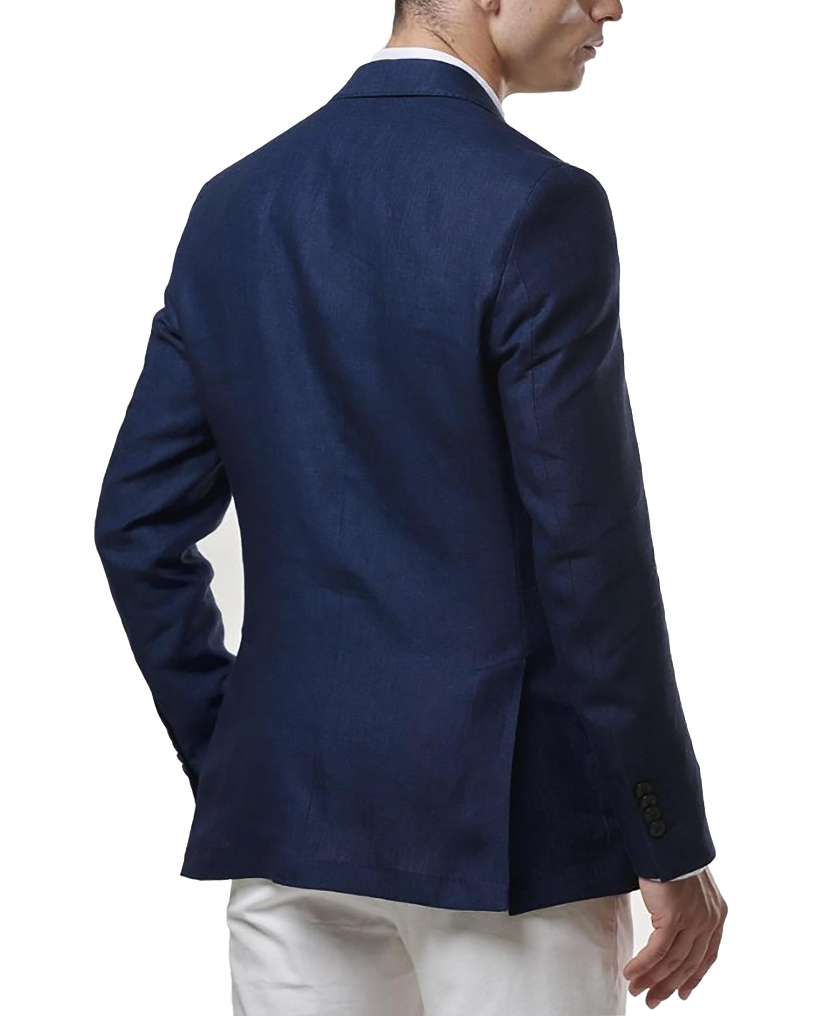 Evoga Veste en lin pour homme, 100 % fabriquée en Italie, élégante